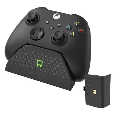 Stojan na herní ovladač VENOM VS2880 Xbox Series S/X & One Black Single Docking Station + 1 bate