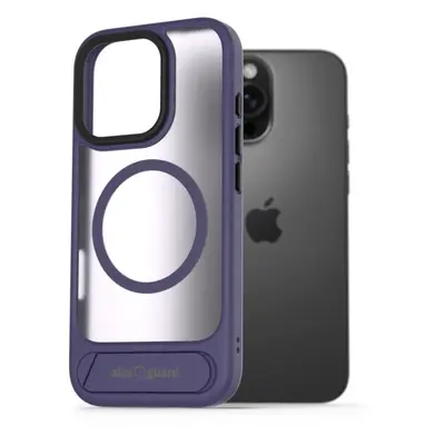 Kryt na mobil AlzaGuard Matte Case with Stand Compatible with MagSafe for iPhone 16 Pro Max fial