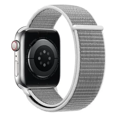 Řemínek Eternico Airy pro Apple Watch 42mm / 44mm / 45mm / Ultra 49mm Elephant Gray and White ed