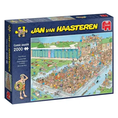 Puzzle Jumbo Puzzle Hromada v bazénu 2000 dílků