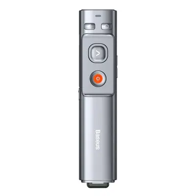 Prezentér Baseus Orange Dot Wireless Presenter Red Laser, Grey