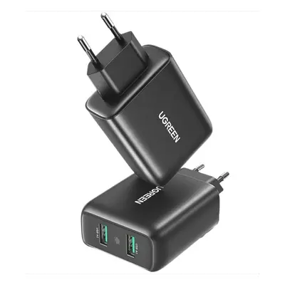 Nabíječka do sítě Ugreen USB Fast Charger EU (Black)