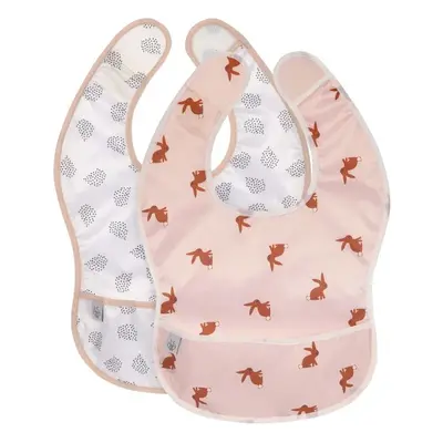 Bryndák Lässig Lightweight Bib Little Forest Rabbit, 2 ks