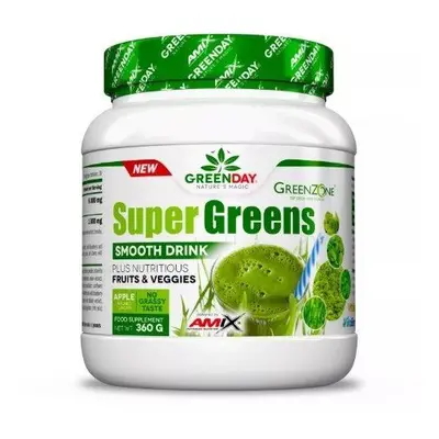 Smoothie Amix Nutrition SuperGreens Drink, 360g, apple