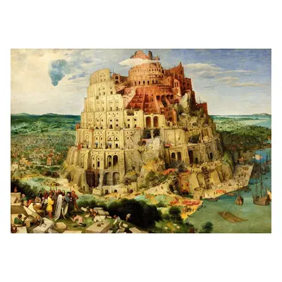 Puzzle Enjoy Pieter Bruegel: Babylonská věž 1000 dílků