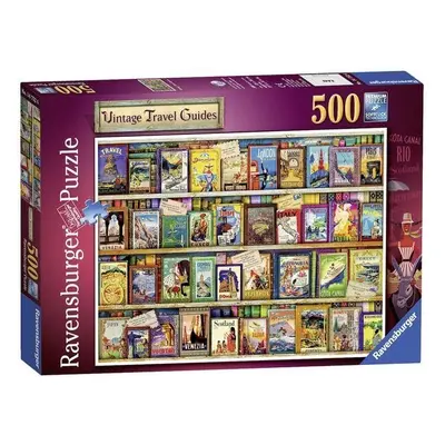 Puzzle Ravensburger puzzle 147526 Starý cestovní průvodce 500 dílků