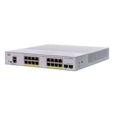 Switch CISCO CBS350 Managed 16-port GE, PoE, 2x1G SFP