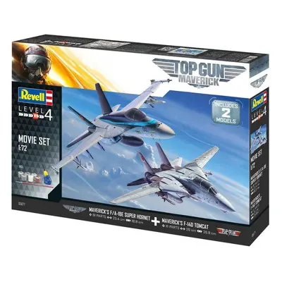 Plastikový model Gift-Set letadlo 05677 - Top Gun 2 Movie Set