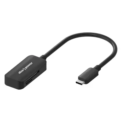 Čtečka karet AlzaPower USB-C 3.0 Memory Card Reader černý