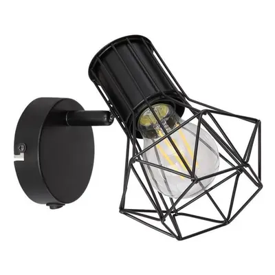 Globo 54018-1 nástěnná lampa Priska 1x40W | E27 - černá