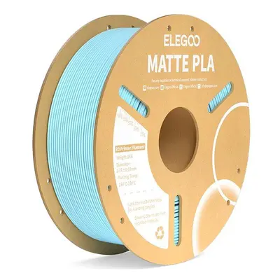 Filament Elegoo PLA MATTE-1.75mm-1KG-Cardboard Spool-Ice Blue