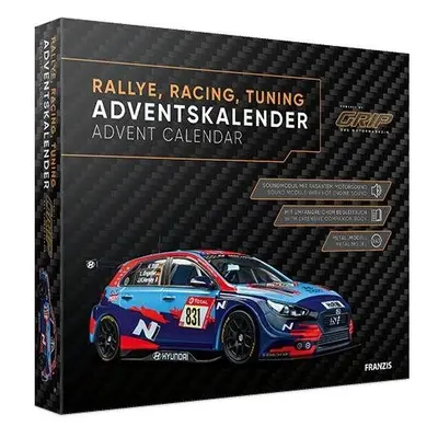 Adventní kalendář Franzis Verlag adventní kalendář Ralley, Hyundai se zvukem 1:43