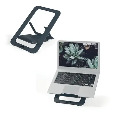 Chladící podložka pod notebook LEITZ ERGO Aluminium Ultra-Flat Adjustable Laptop Stand, šedá