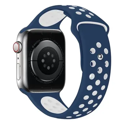 Řemínek Eternico Sporty pro Apple Watch 42mm / 44mm / 45mm / Ultra 49mm Cloud White and Blue