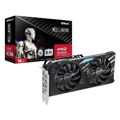 Grafická karta ASROCK Radeon RX 7600 XT Challenger 16GB OC