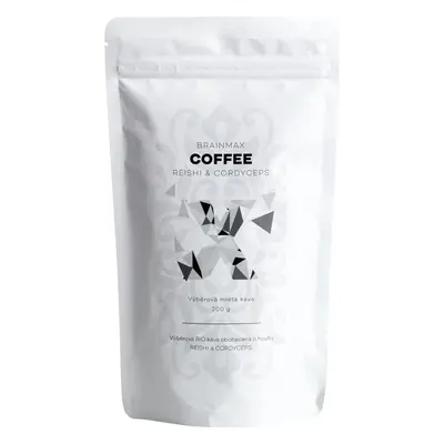 Káva BrainMax Coffee Reishi & Cordyceps káva s vitálními houbami Bio, 200g