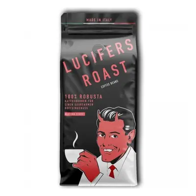 Káva Lucifer Roast zrnková káva 100% Robusta, 1000 g