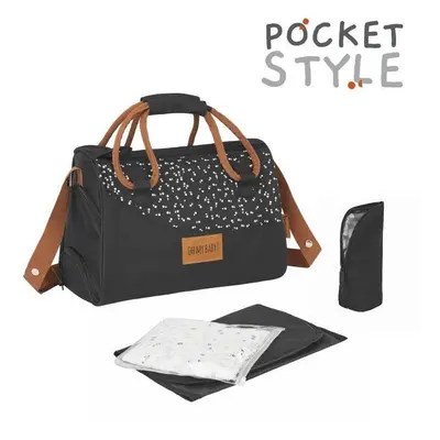 Přebalovací taška BADABULLE přebalovací taška Pocketstyle Black Camel