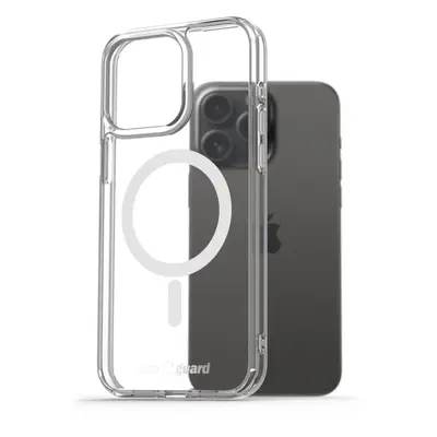 Kryt na mobil AlzaGuard Crystal Clear TPU Case Compatible with Magsafe pro iPhone 15 Pro Max