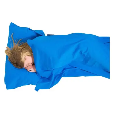 Vložka do spacáku Lifeventure Cotton Sleeping Bag Liner blue rectangular