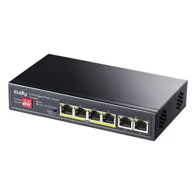 Switch CUDY 6-Port Gigabit PoE+ Switch, 65W