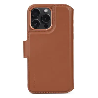 Pouzdro na mobil Decoded Leather Detachable Wallet Tan iPhone 15 Pro Max