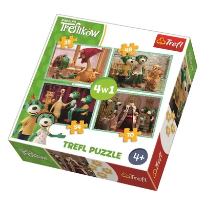 Puzzle Puzzle Treflíci 4v1 (35,48,54,70 dílků)