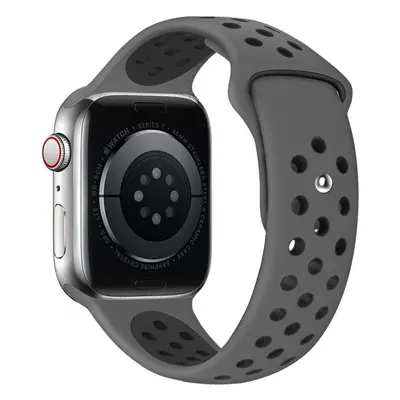 Řemínek Eternico Sporty pro Apple Watch 42mm / 44mm / 45mm / Ultra 49mm Deep Black and Gray