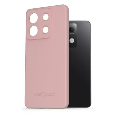 Kryt na mobil AlzaGuard Matte TPU Case pro Xiaomi Redmi Note 13 5G růžový