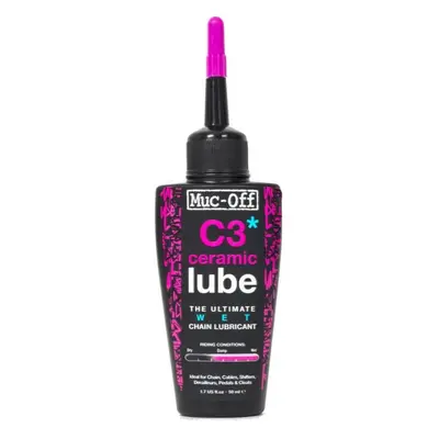 Mazivo na řetěz kola Muc-Off C3 Ceramic Wet Lube 50ml