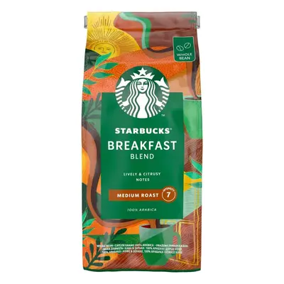 Káva STARBUCKS® Breakfast Blend, zrnková káva, 450 g