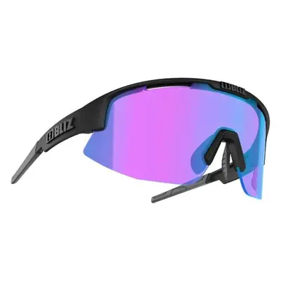 Cyklistické brýle BLIZ - MATRIX NANO OPTICS Nordic Light Matt Black Violet w Blue Multi Cat.2 - 