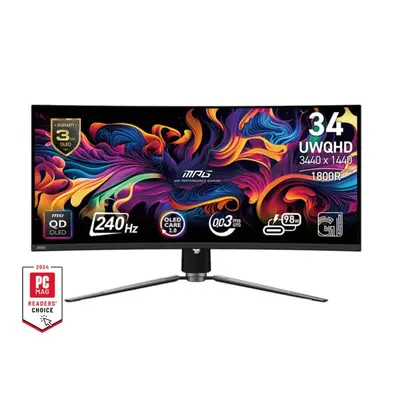 Monitor 34" MSI MPG 341CQPX QD-OLED