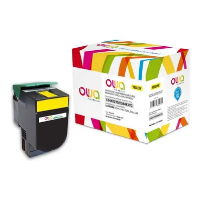 OWA Armor toner kompatibilní s Lexmark C544X2YG, 4000st, žlutá/yellow