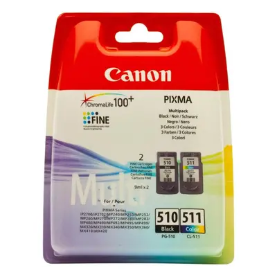 Cartridge Canon PG-510 + CL-511 multipack černá, barevná