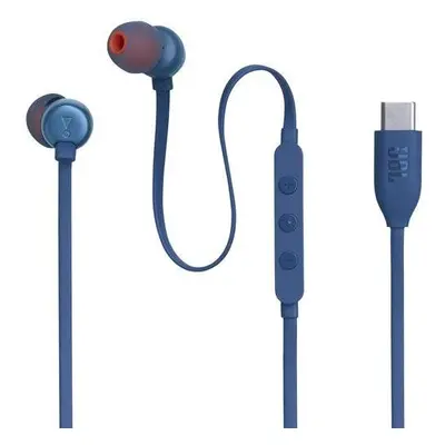 Sluchátka JBL Tune 310 USB-C modrá