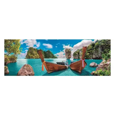 Puzzle Clementoni Panoramatické puzzle Zátoka na ostrově Phuket 1000 dílků