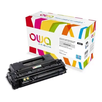 OWA Armor toner kompatibilní s HP LJ P 2015, Q7553X, 10000st, JUMBO, černá/black