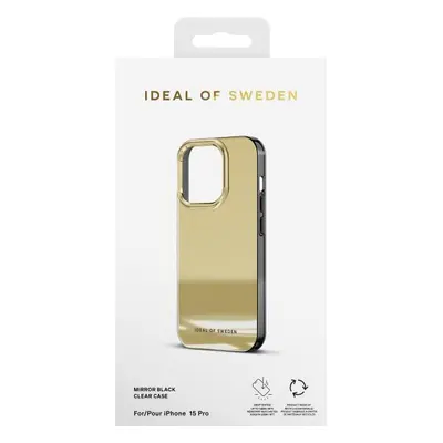 Kryt na mobil iDeal Of Sweden Ochranný kryt Clear Case pro iPhone 15 Pro Mirror Gold