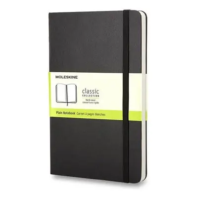 Zápisník Moleskine S, tvrdé desky, čistý, černý