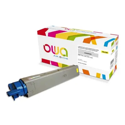 OWA Armor toner kompatibilní s OKI 43459329, 2500st, žlutá/yellow