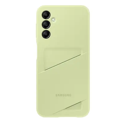 Kryt na mobil Samsung Zadní kryt s kapsou na kartu Galaxy A14 Lime