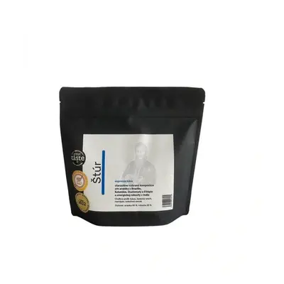 Káva KÁVOHOLIK Štúr Espresso A/R, 80/20, 250 g, zrno