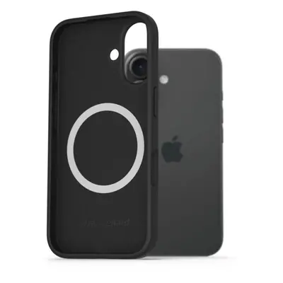 Kryt na mobil AlzaGuard Silicone Case Compatible with Magsafe pro iPhone 16 černý