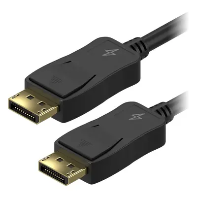 Video kabel AlzaPower Core DisplayPort 1.2 4K stíněný 3m černý