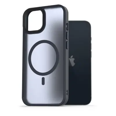 Kryt na mobil AlzaGuard Matte Case Compatible with MagSafe pro iPhone 13 tmavě modrý