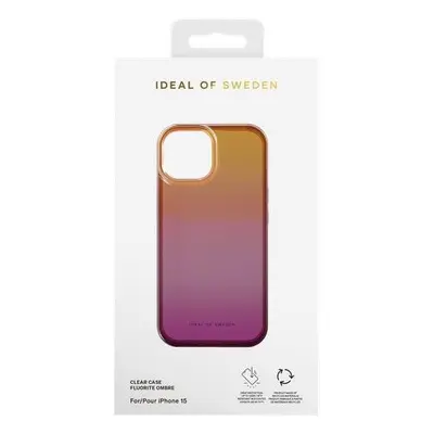 Kryt na mobil iDeal Of Sweden Ochranný kryt Clear Case pro iPhone 15 Vibrant Ombre