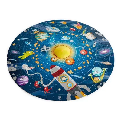 Puzzle Hape Dětské puzzle - Sluneční soustava LED