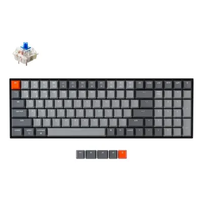 Herní klávesnice Keychron K4 Gateron Hot-Swappable Blue Switch - US