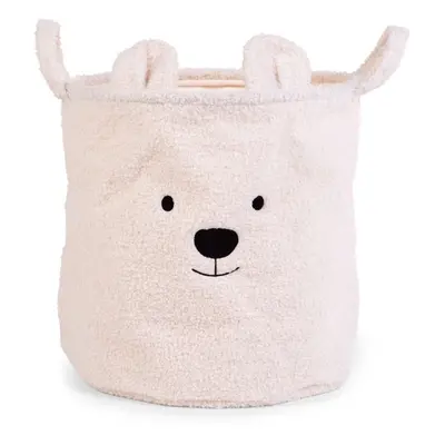 Úložný box Koš na hračky Teddy Off White 40 x 40 x 40 cm